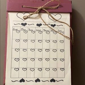 Antique style calendar